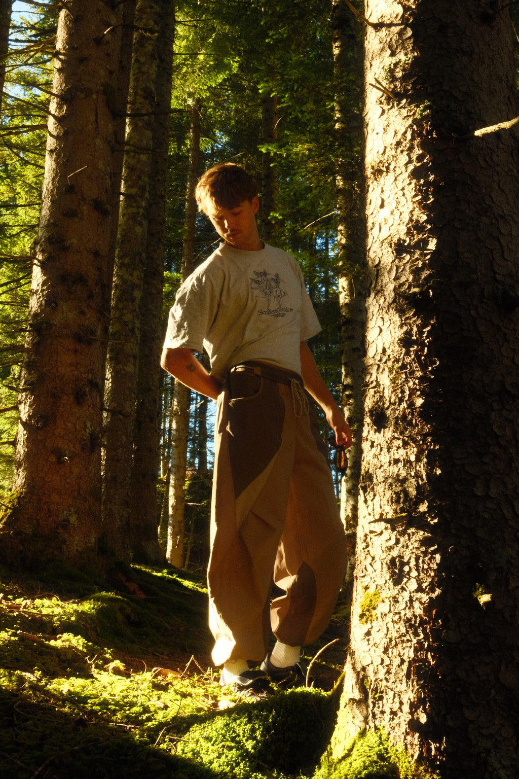 RuntheWorld Parachute Hiking Pants Khaki
