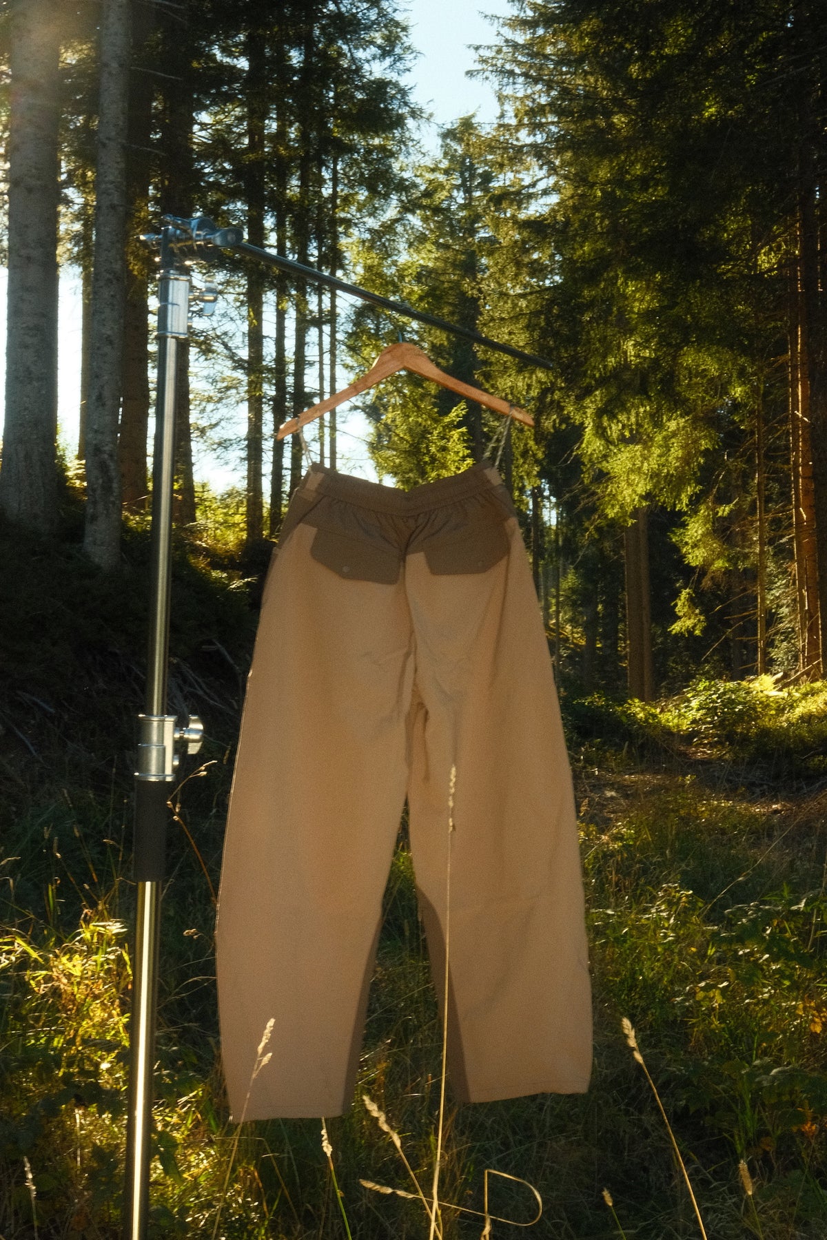 RuntheWorld Parachute Hiking Pants Khaki